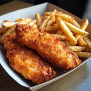 Chicken Tenders and Fries That Will Melt Your Heart 4 Homemade Chicken Tenders and Fries Recipe