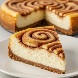 How To Make Cinnamon Roll Cheesecake Easy 3 Cinnamon Roll Cheesecake – Creamy, Sweet & Irresistible