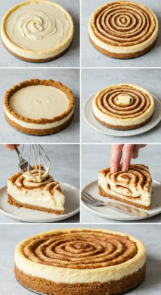 How To Make Cinnamon Roll Cheesecake Easy 2 How to Make Cinnamon Roll Cheesecake: A Delicious Dessert Recipe