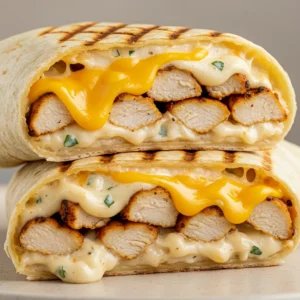 Ultimate Cheesy Garlic Chicken Wraps for Weeknight Dinner