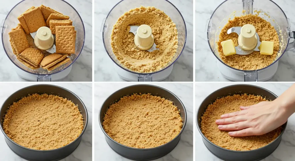 strawberry crunch cheesecake Step by Step 3 Step-by-Step Instructions for Strawberry Crunch Cheesecake