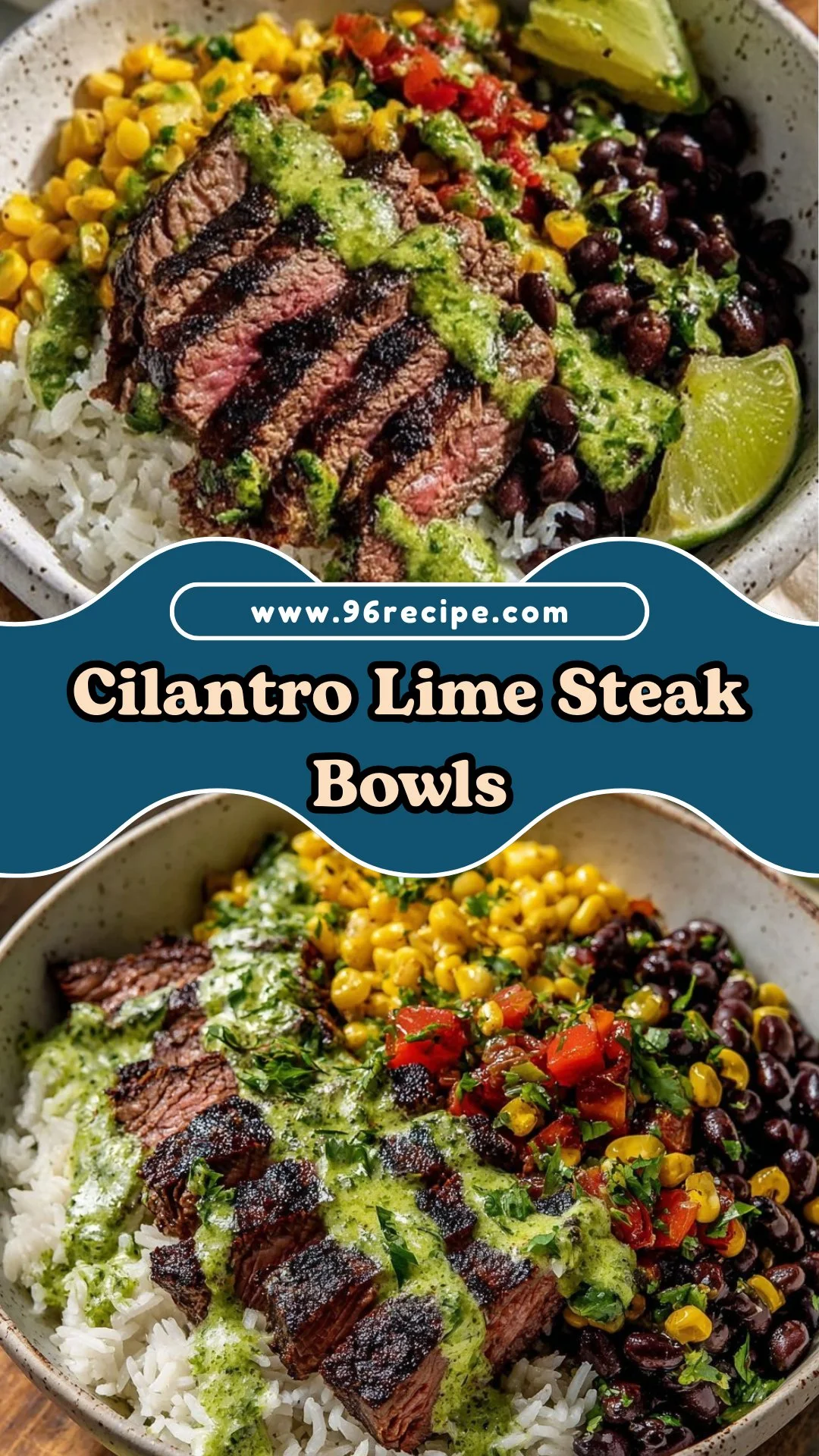 Cilantro Lime Steak Bowls 2 Cilantro Lime Steak Bowls