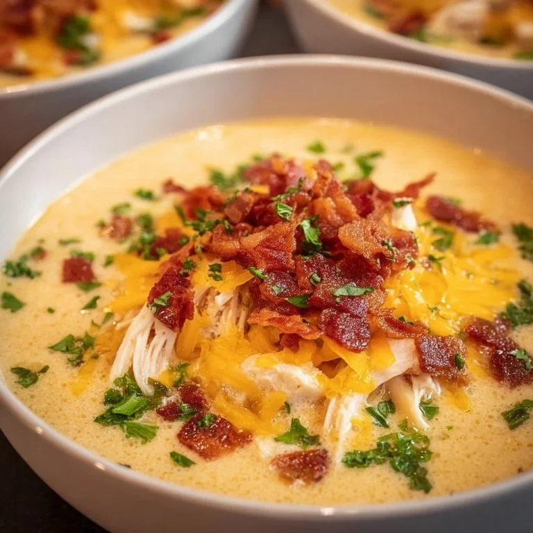 Creamy Keto Chicken Cream Cheese Soup 2 Creamy Keto Chicken Cream Cheese Soup