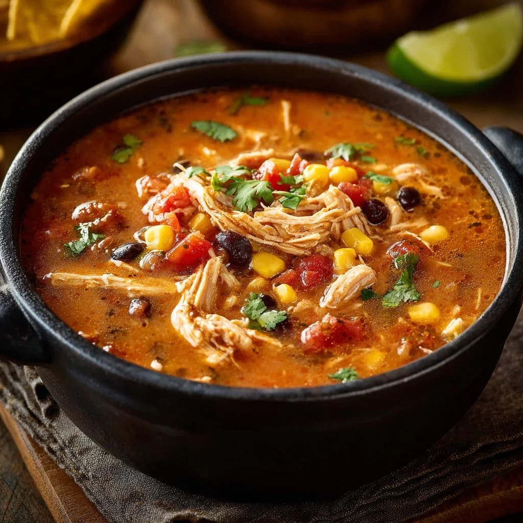 Crockpot Chicken Tortilla Soup 2 Crockpot Chicken Tortilla Soup