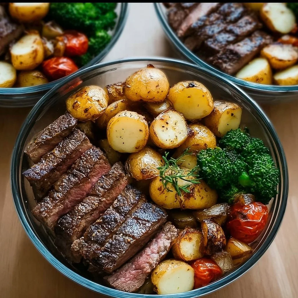 Delicious Steak and Potatoes Meal Prep Bowls