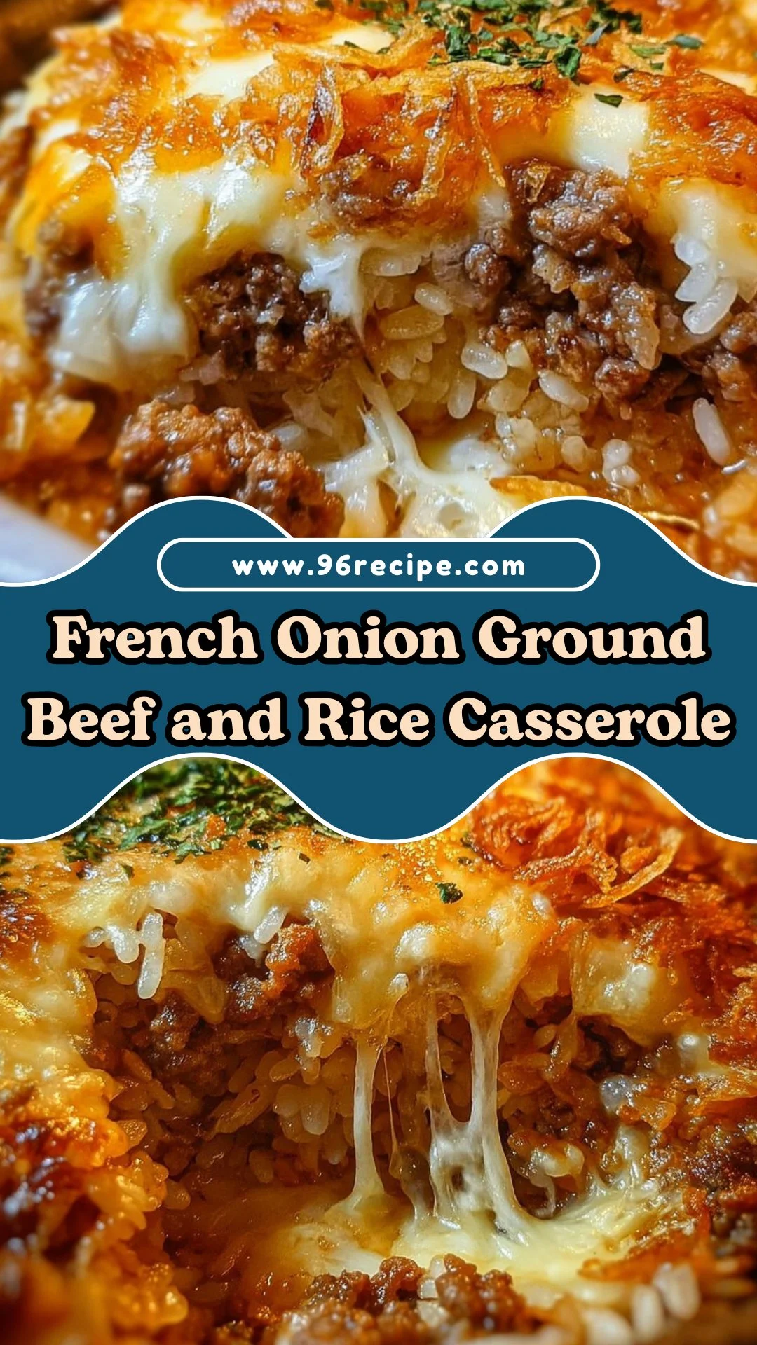 French Onion Ground Beef and Rice Casserole 2 French Onion Ground Beef and Rice Casserole