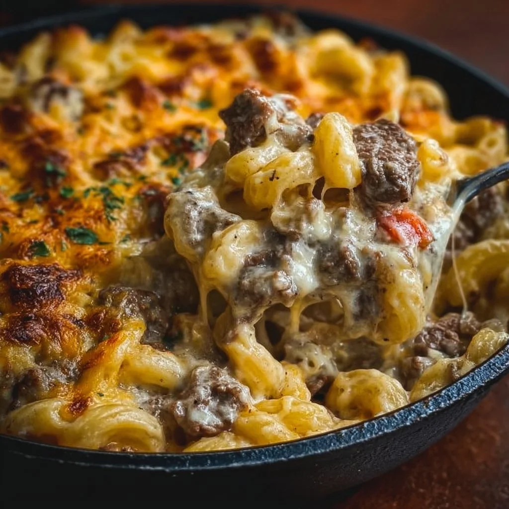 High-Protein Creamy Philly Cheesesteak Mac & Cheese Bliss 2 High-Protein Creamy Philly Cheesesteak Mac & Cheese Bliss