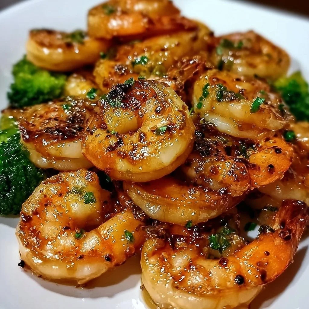 High-Protein Honey Garlic Shrimp