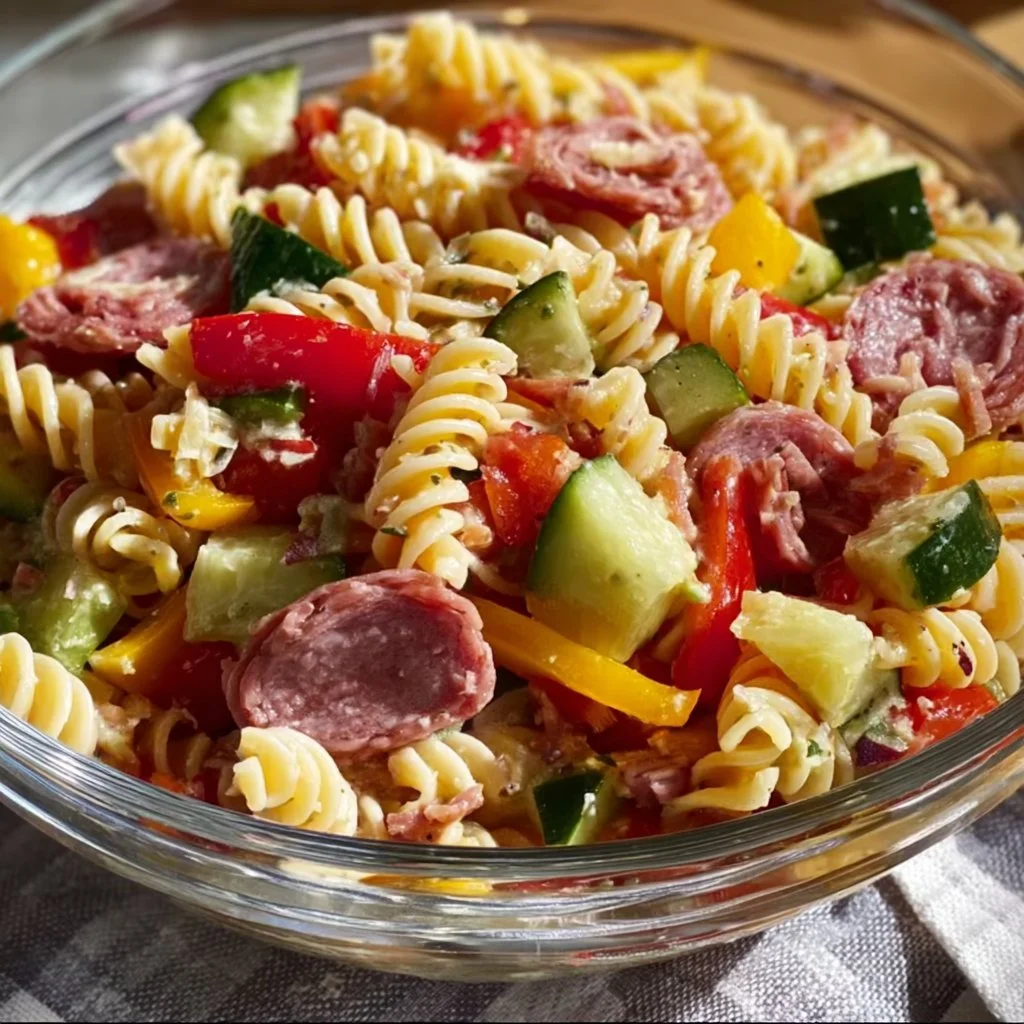 High Protein Italian Pasta Salad