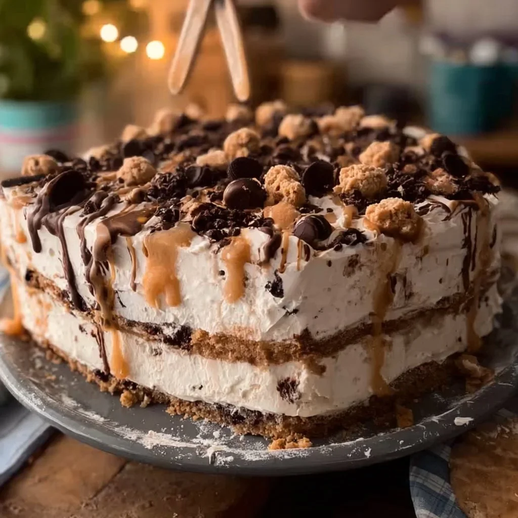 Homemade Ice Cream Cake 2 Homemade Ice Cream Cake