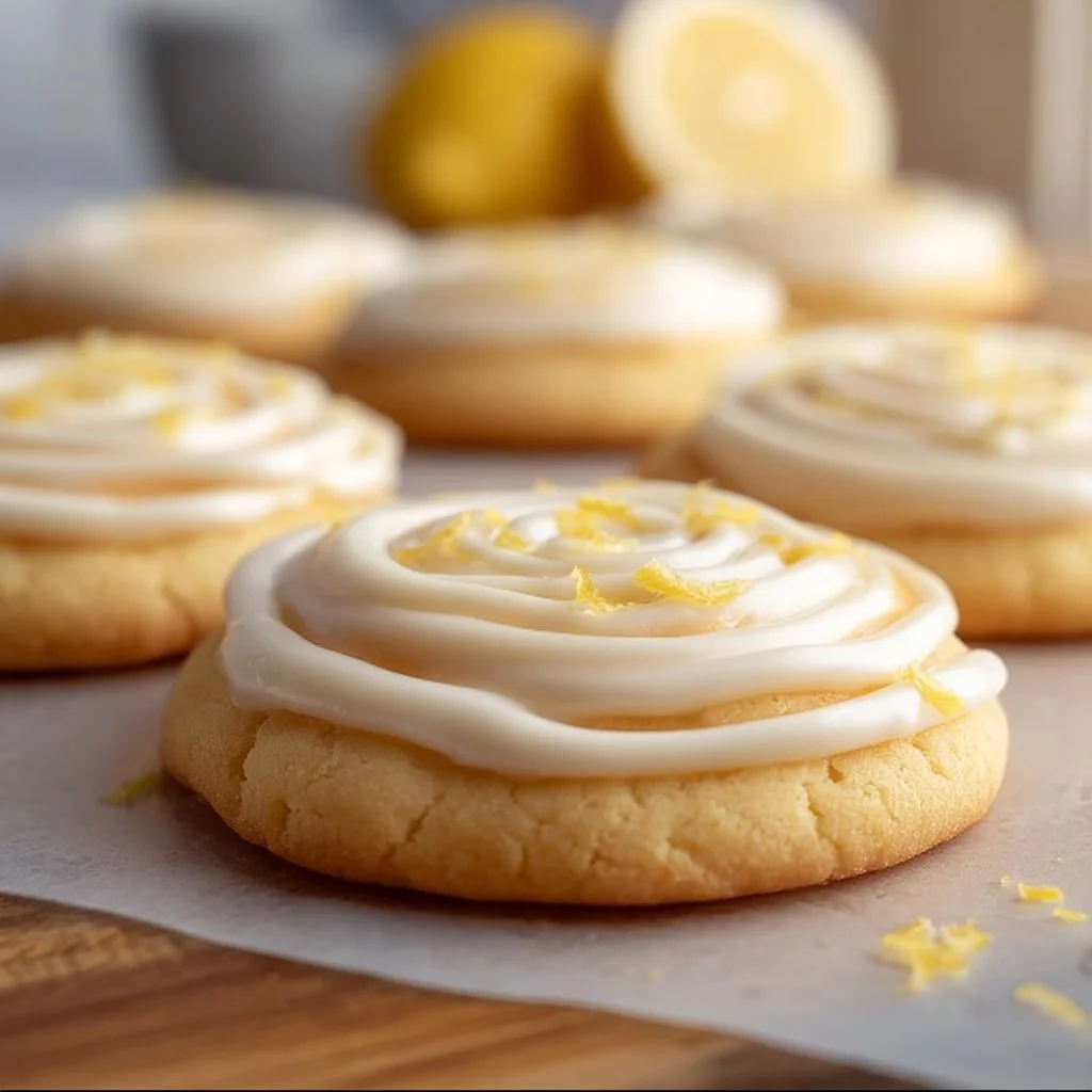 Lemon Frosted Cookies 2 Lemon Frosted Cookies