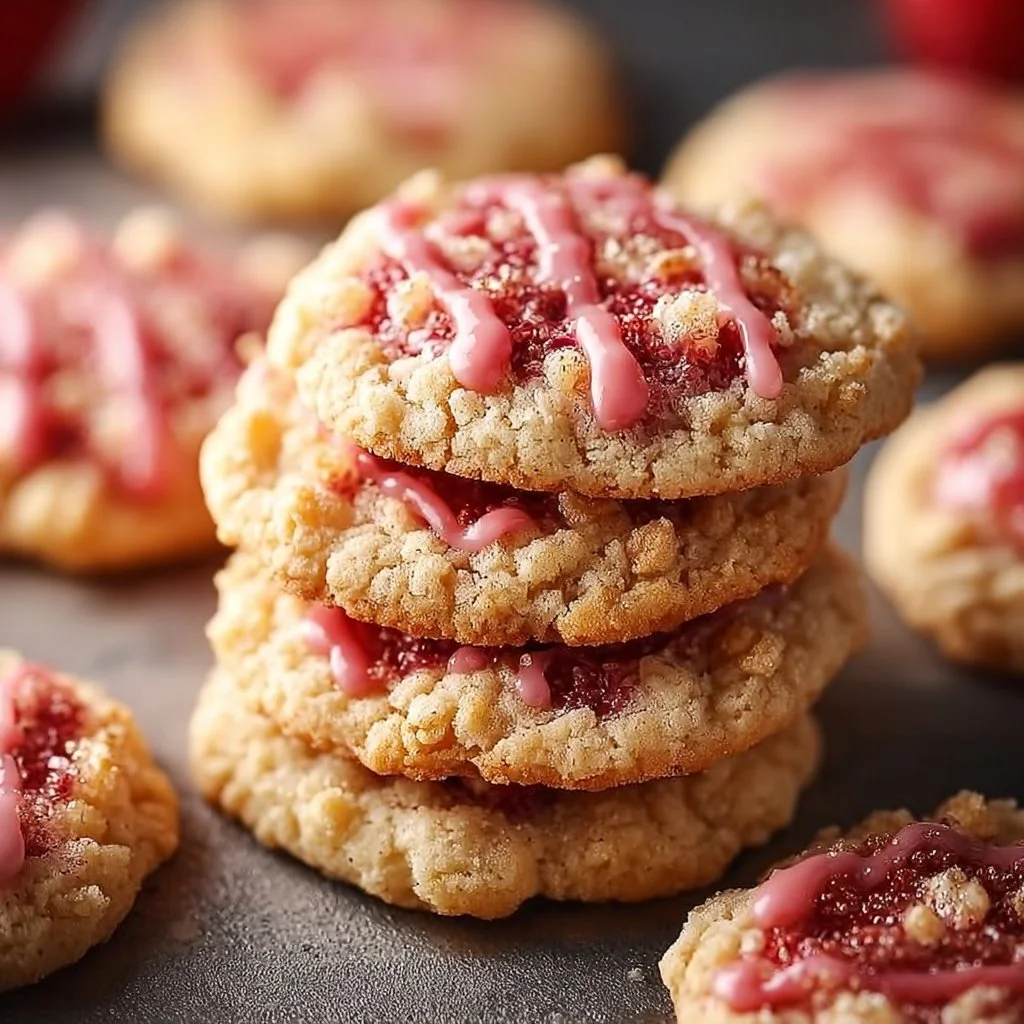 Strawberry Crunch Cookies
