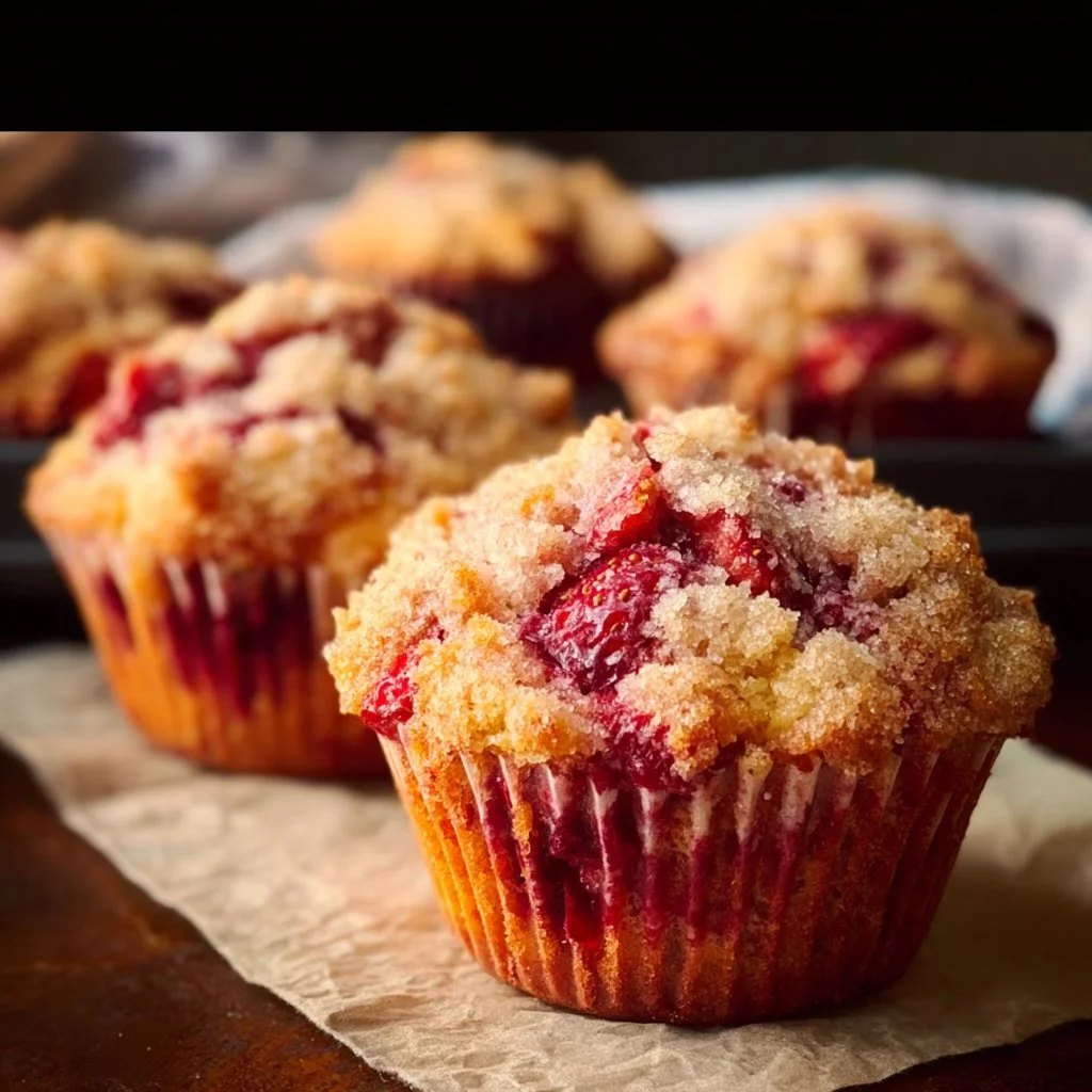 Strawberry Shortcake Muffins