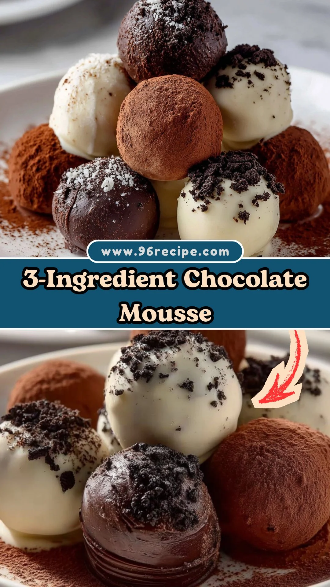 3-Ingredient Chocolate Mousse