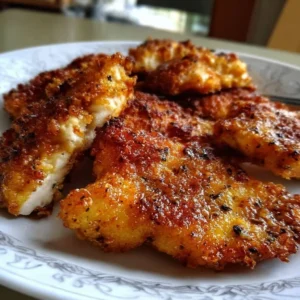 Crispy Air Fryer Chicken with herbs and spices served on a plate