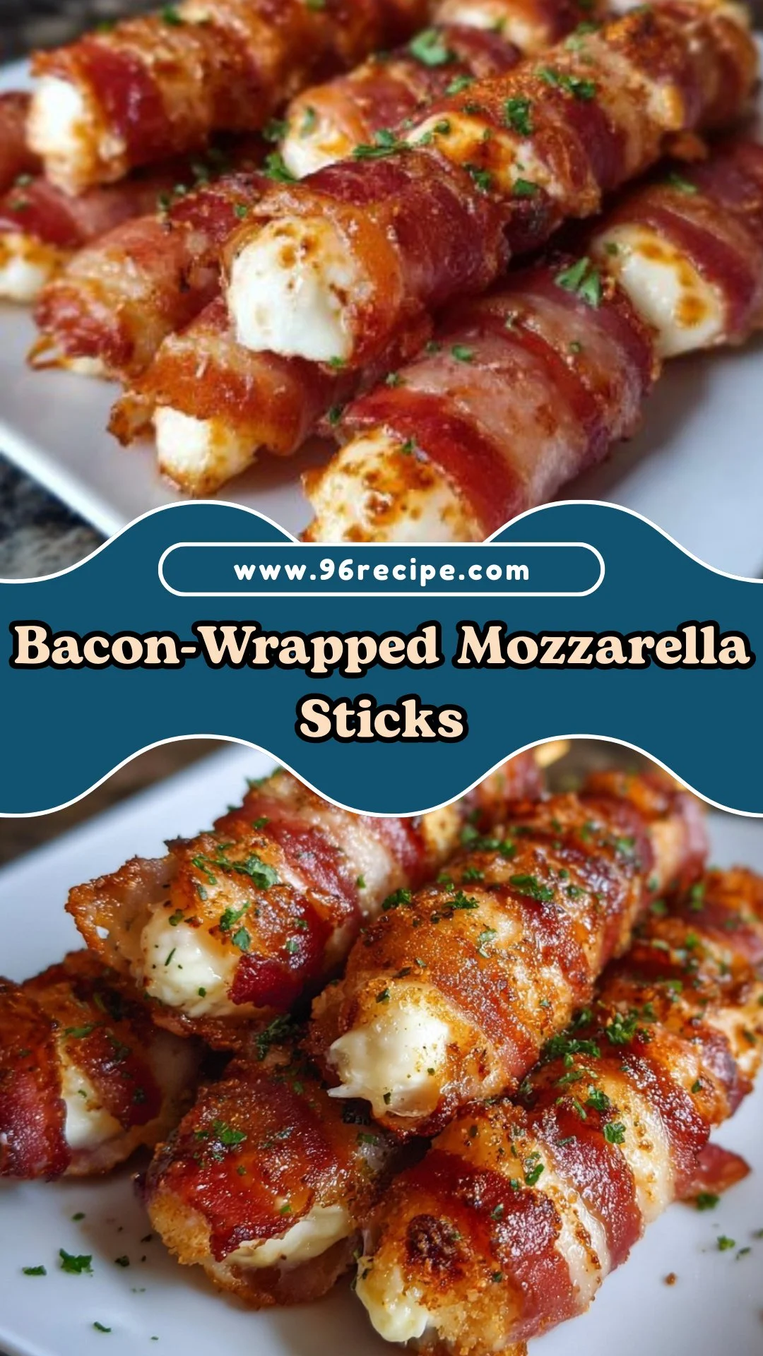 Bacon-Wrapped Mozzarella Sticks