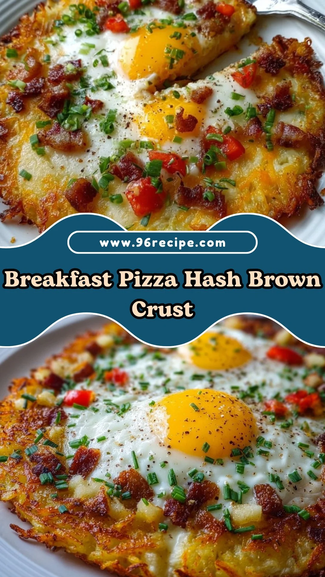 Breakfast Pizza Hash Brown Crust