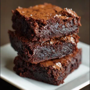 Delicious homemade brownies on a wooden table, ready to be enjoyed.