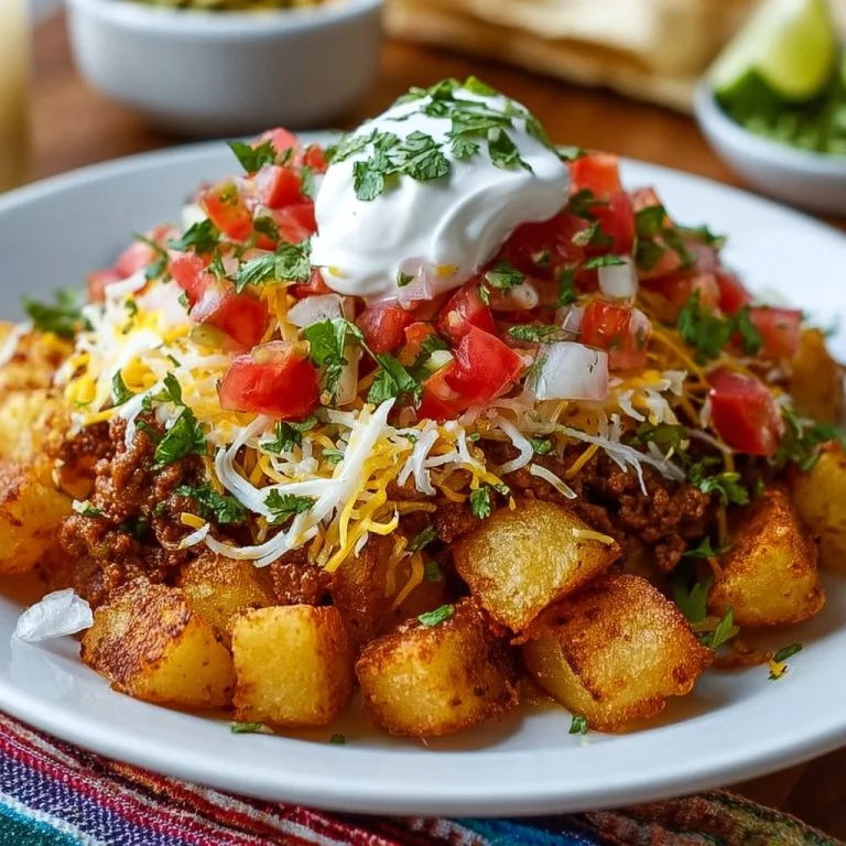 Cheesy Taco Potatoes