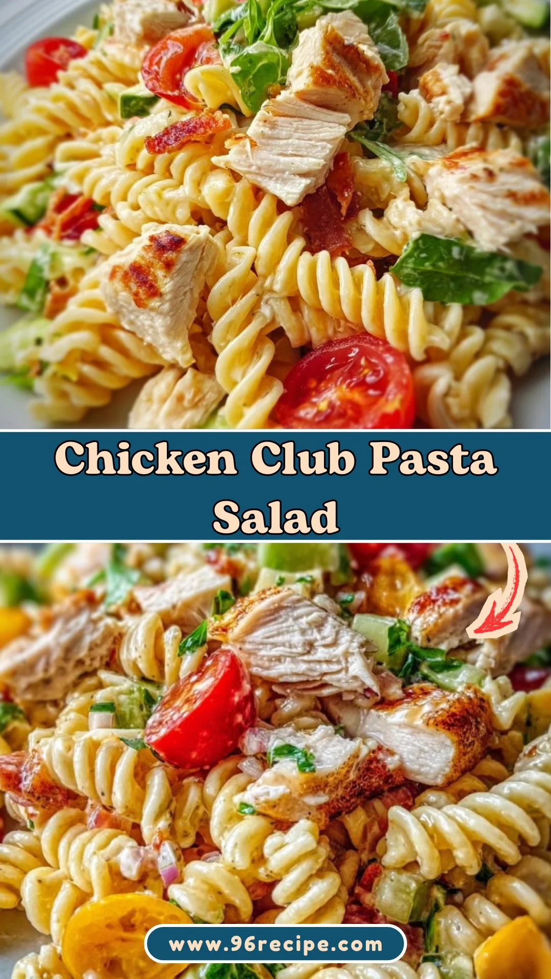 Chicken Club Pasta Salad