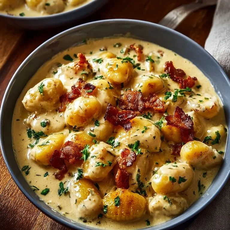 Creamy Crack Chicken Gnocchi