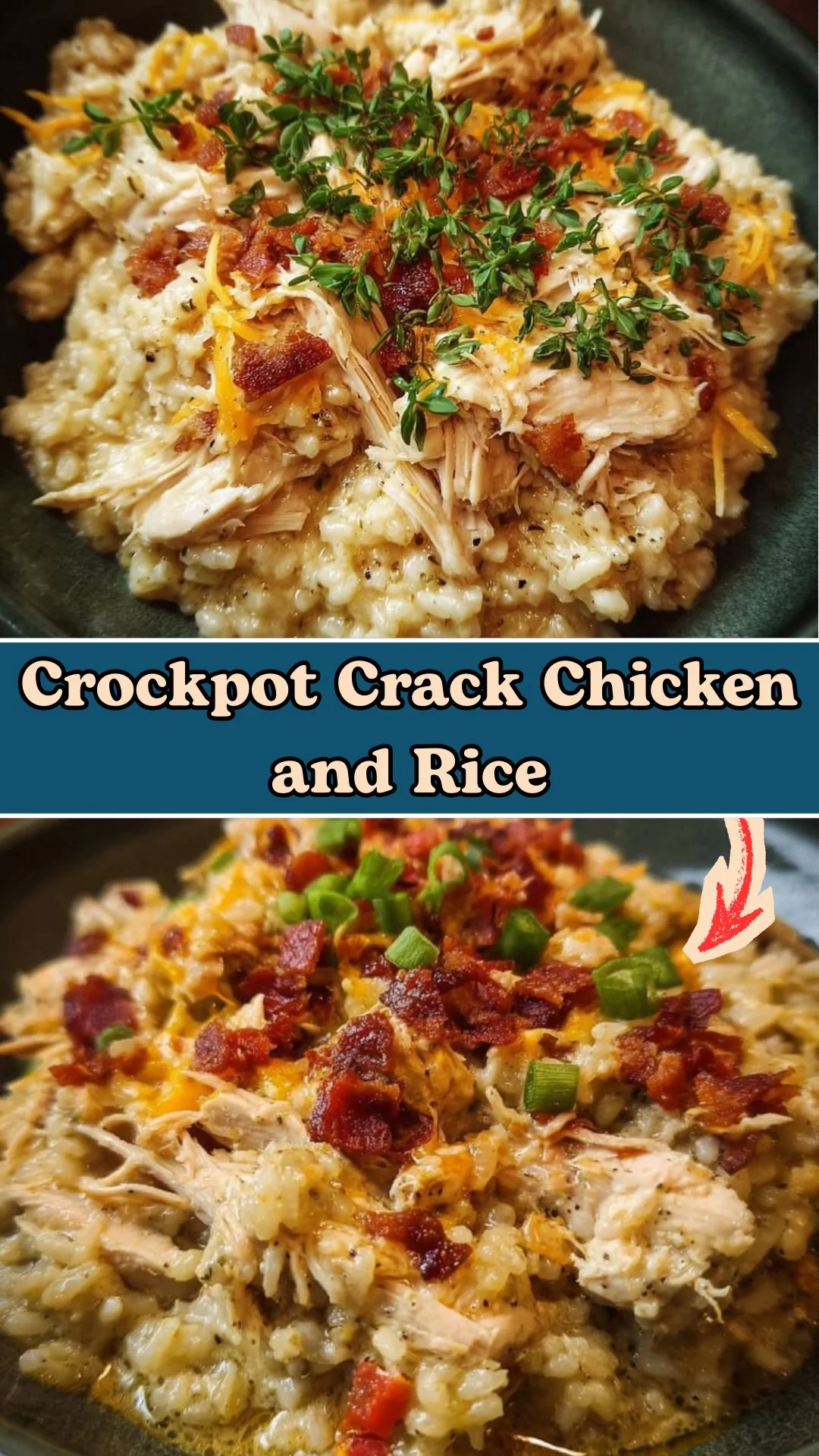 Crockpot Crack Chicken and Rice
