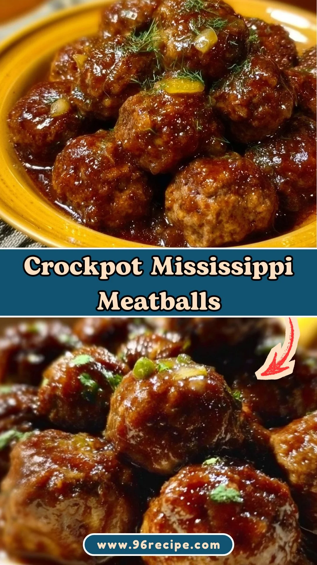 Crockpot Mississippi Meatballs