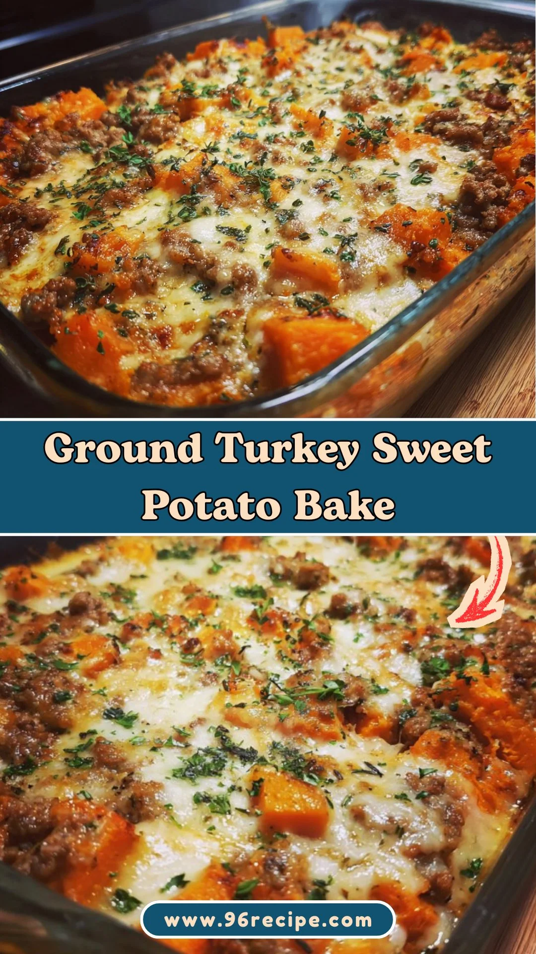 Ground Turkey Sweet Potato Bake