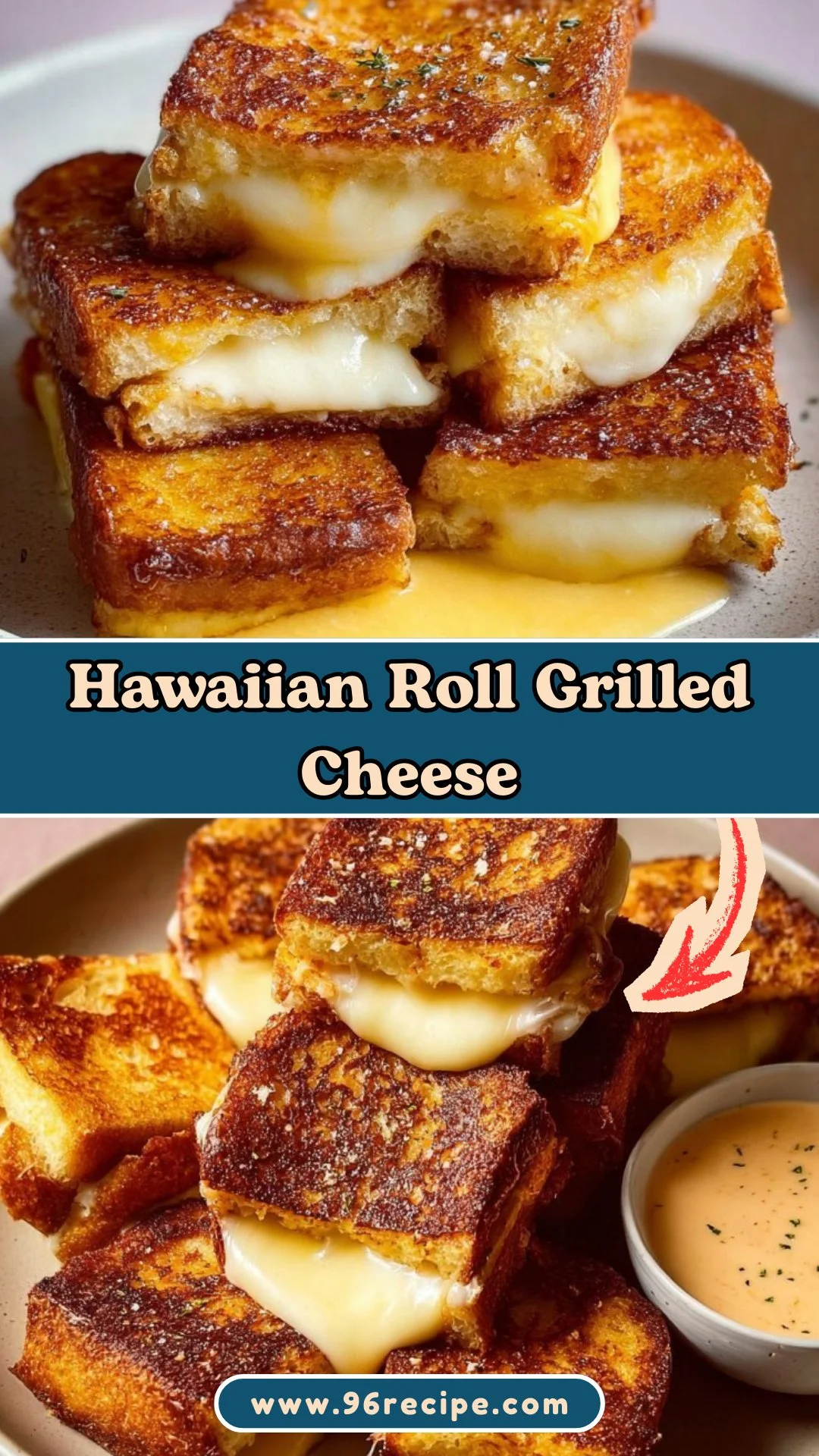 Hawaiian Roll Grilled Cheese