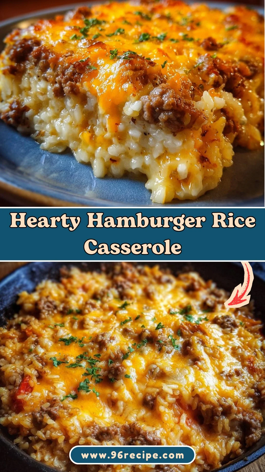 Hearty Hamburger Rice Casserole