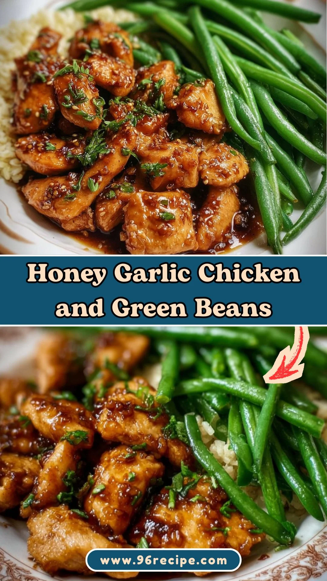 Honey Garlic Chicken and Green Beans