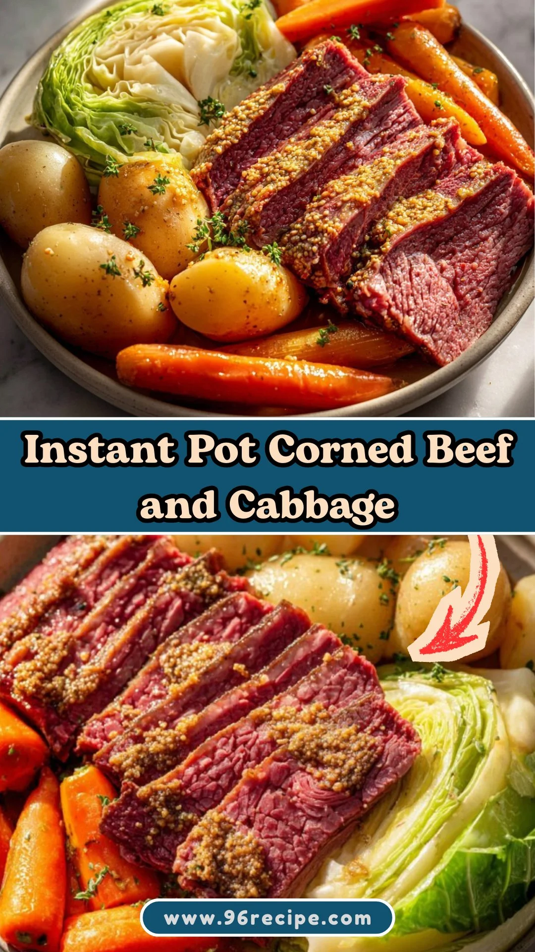 Instant Pot Corned Beef and Cabbage