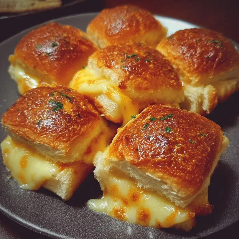 Mini Grilled Cheese Hawaiian Rolls