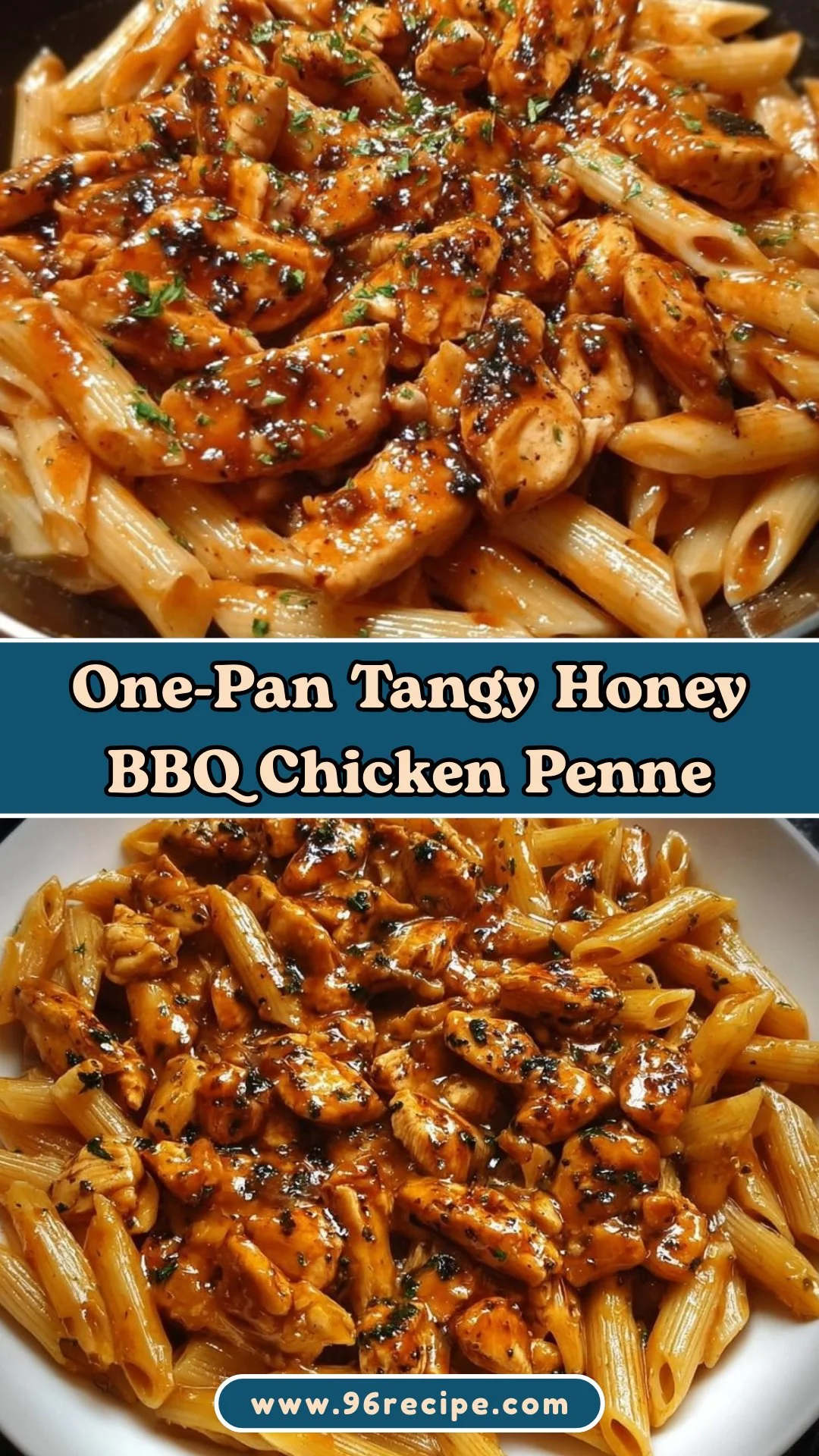 One-Pan Tangy Honey BBQ Chicken Penne 2 One-Pan Tangy Honey BBQ Chicken Penne