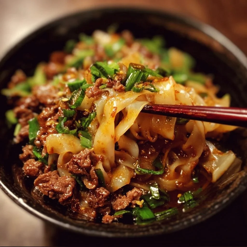 Delicious Potsticker Noodle Bowl with savory potstickers and flavorful noodles
