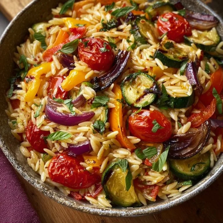 Roasted Vegetable Orzo