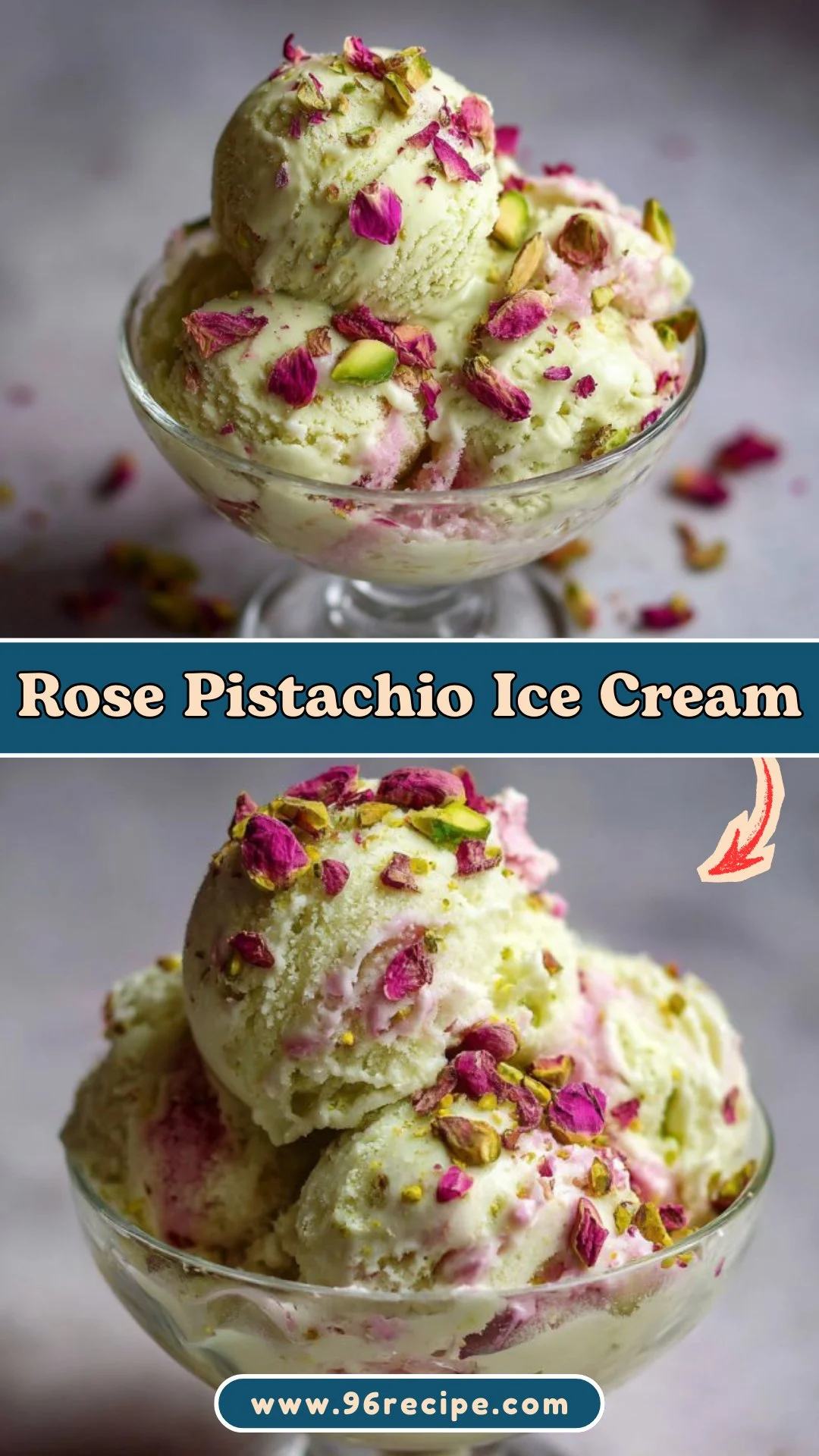 Rose Pistachio Ice Cream 2 Rose Pistachio Ice Cream