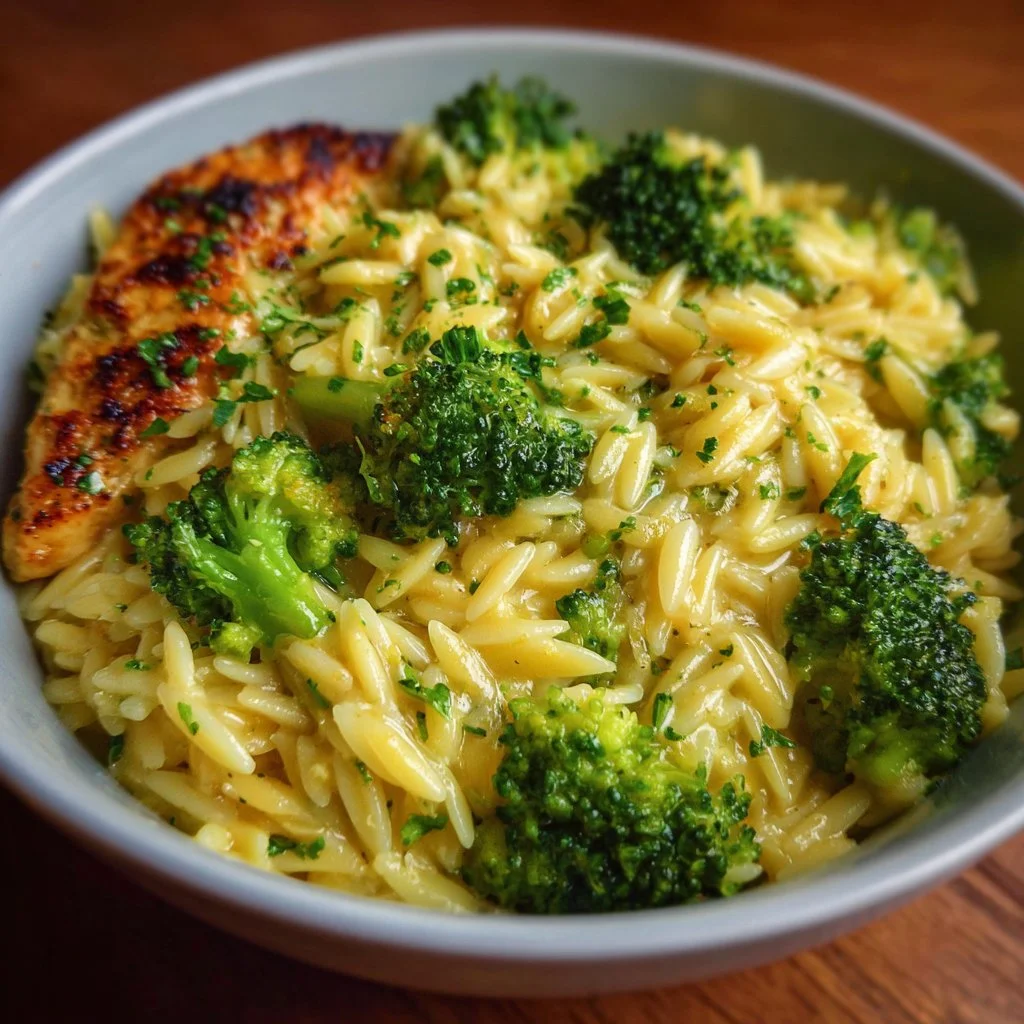 30 minute cheesy broccoli orzo that tastes like a 2026 03 15 002200