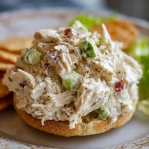 30-Minute Copycat Chicken Salad Chick Classic Carol 3 Delicious copycat chicken salad chick classic Carol served in a bowl.