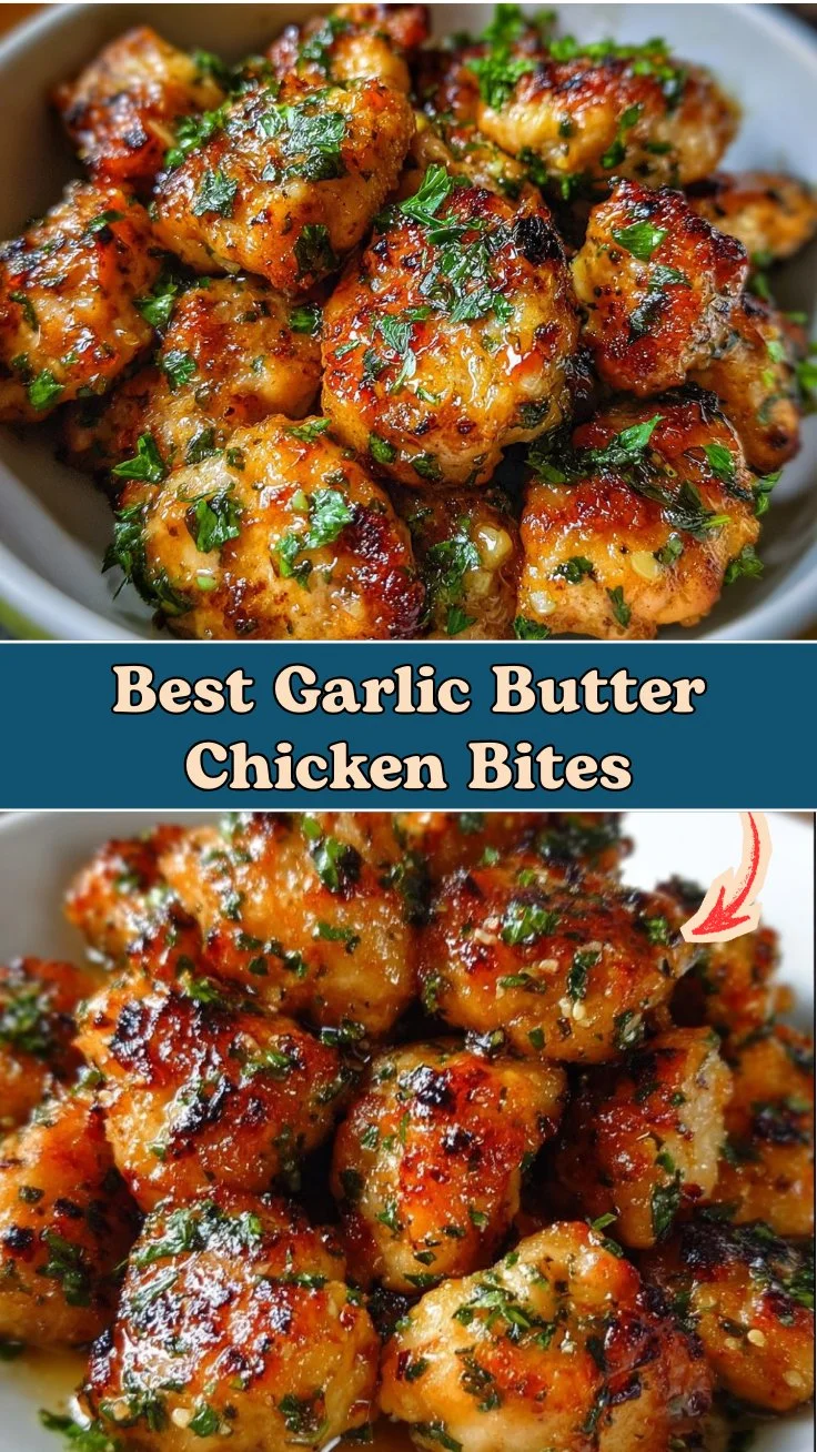Best Garlic Butter Chicken Bites