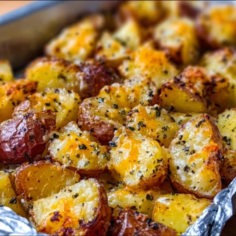 Cheesy Ranch Oven Roasted Potatoes