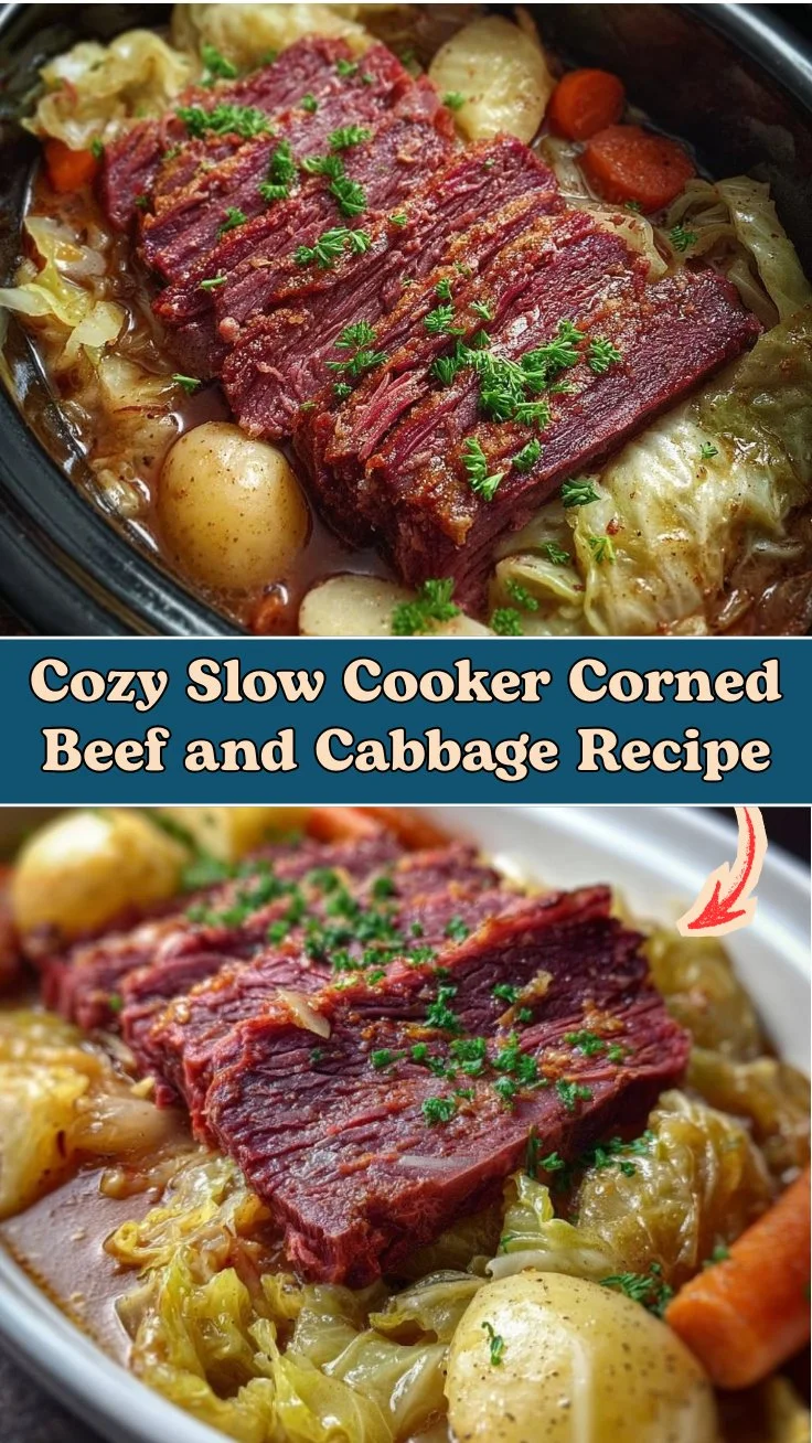 Cozy Slow Cooker Corned Beef and Cabbage Recipe Easy Comfort Meal