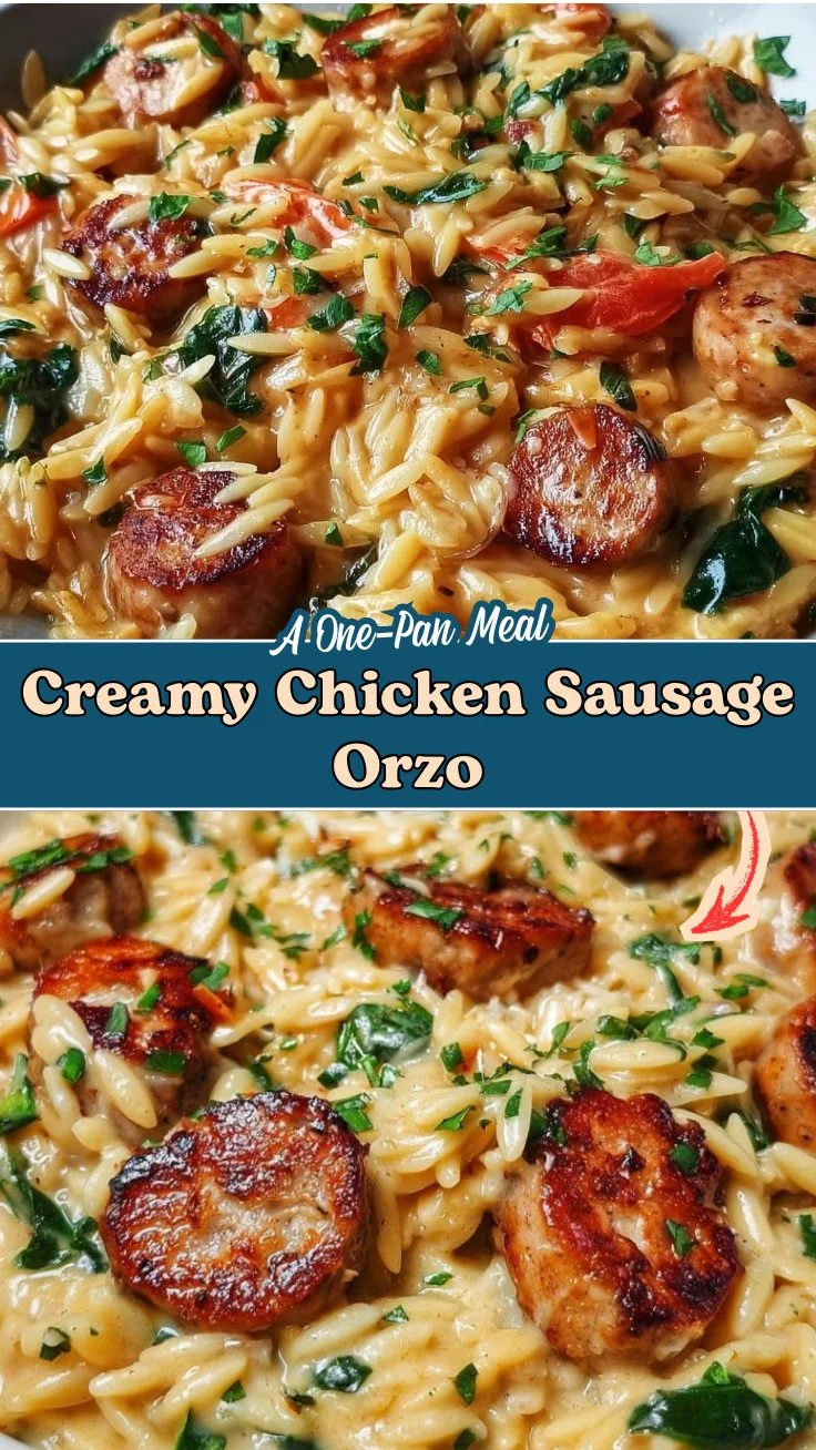 Creamy Chicken Sausage Orzo: A One-Pan Meal 2 Creamy Chicken Sausage Orzo: A One-Pan Meal