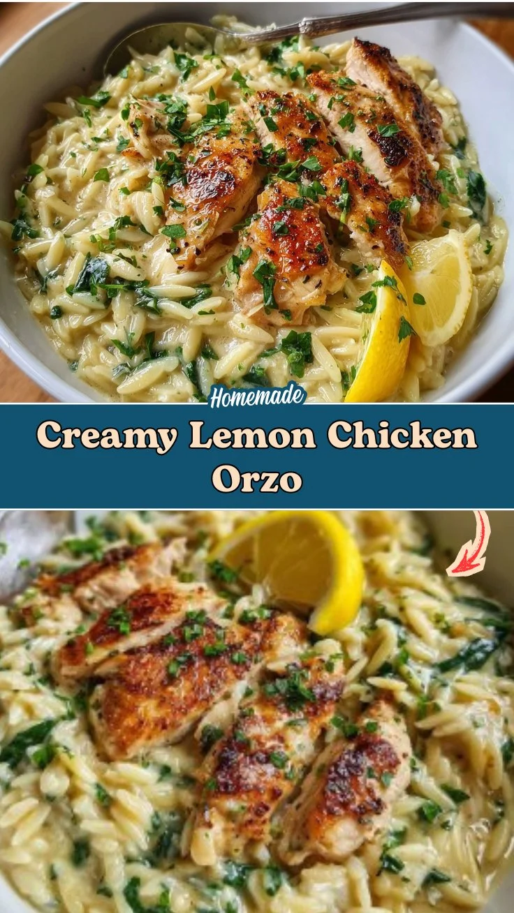 Creamy Lemon Chicken Orzo