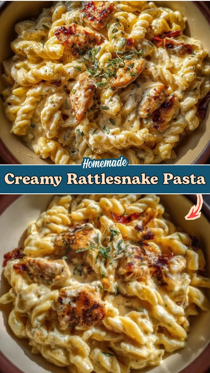 Creamy Rattlesnake Pasta 2 Creamy Rattlesnake Pasta