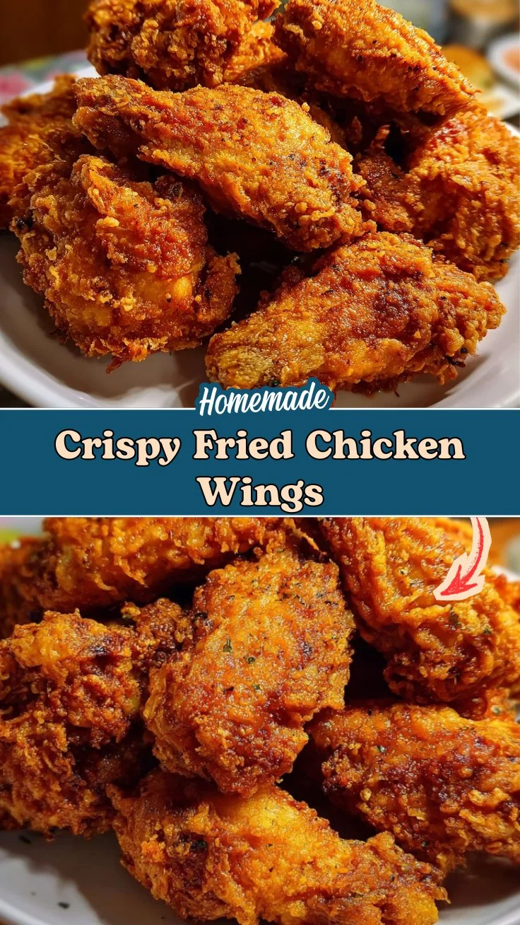 Crispy Fried Chicken Wings 🍗✨ (Juicy & Finger-Lickin' Good!)