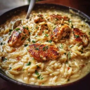 Easy Marry Me Chicken Orzo That's Creamy and Delicious 3 Creamy and delicious Marry Me Chicken Orzo recipe with chicken and orzo pasta