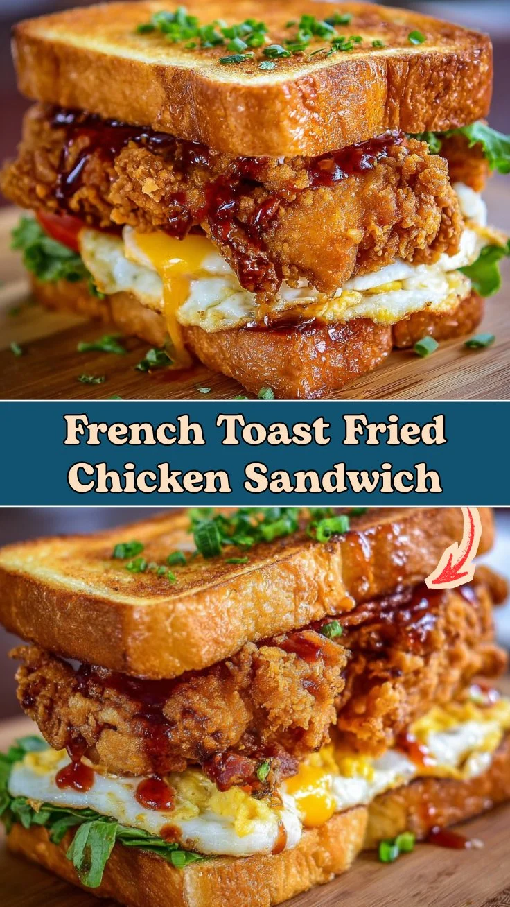French Toast Fried Chicken Sandwich