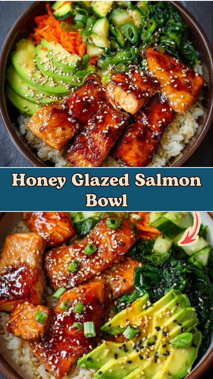 Honey Glazed Salmon Bowl: Quick, Healthy & Delicious Dinner 2 Honey Glazed Salmon Bowl: Quick, Healthy & Delicious Dinner