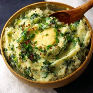 Irish Colcannon 3 Delicious bowl of Irish Colcannon made with potatoes and cabbage.